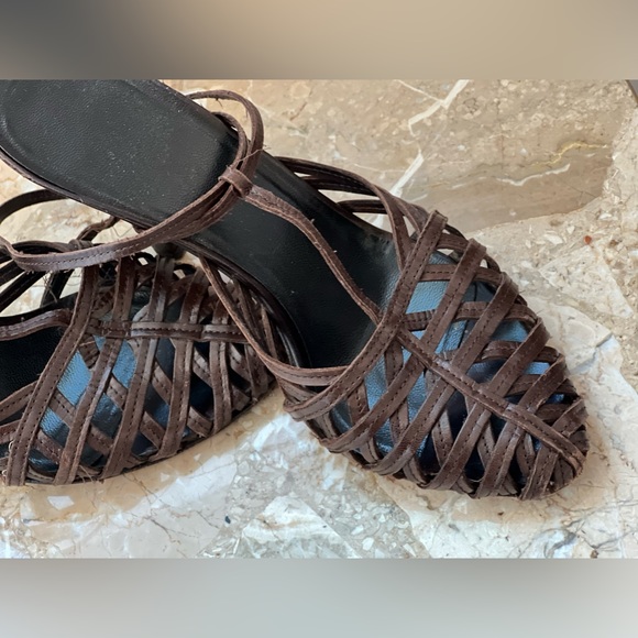 Vintage Prada heels dark brown - Picture 5 of 6